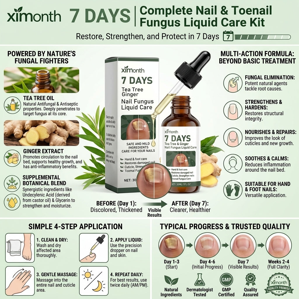 Nail Fungus Treatment Liquid for Healthier-Looking Nails